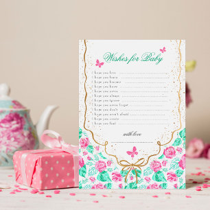 Unsere Liebenswerte Baby Shower Wünsche für Baby S Einladung