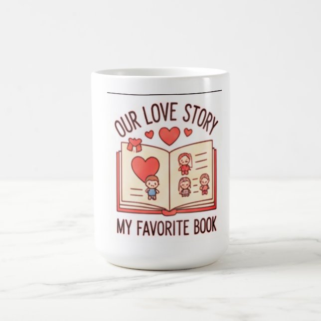 Unsere Liebesgeschichte Tasse (Mittel)