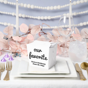 Unsere Lieblings-Hochzeitsempfang-Dessert-Leckerei Geschenkschachtel