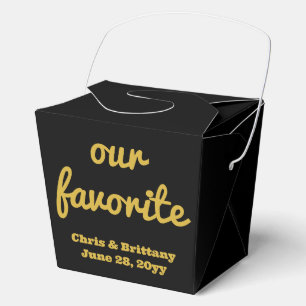 Unsere Lieblings-Hochzeitsempfang-Dessert-Leckerei Geschenkschachtel