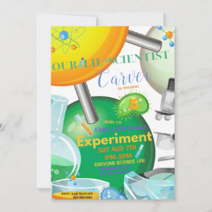 Unsere Lil Scientists Einladungskarte zum Geburtst