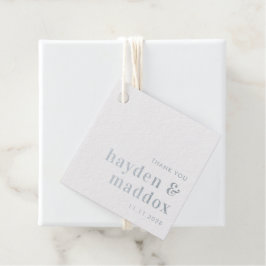 Unsere momentanen ReAL FOIL Gastgeschenk Hochzeit Geschenkanhänger