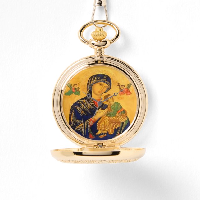 Unsere Mutter der ständigen Hilfe Armbanduhr (Vorderseite)