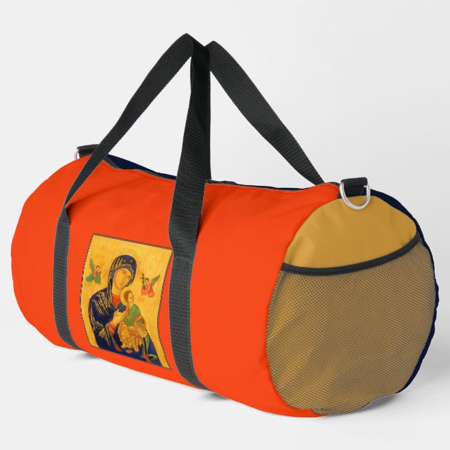Unsere Mutter der ständigen Hilfe Duffle Bag (Rechte Ecke)