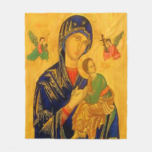 Unsere Mutter der ständigen Hilfe Fleecedecke