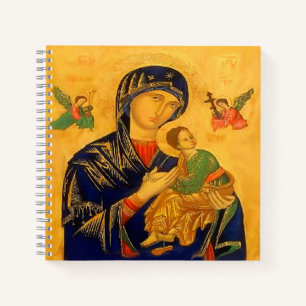 Unsere Mutter, die ständig Hilfe mit dem Gebet hat Notizbuch