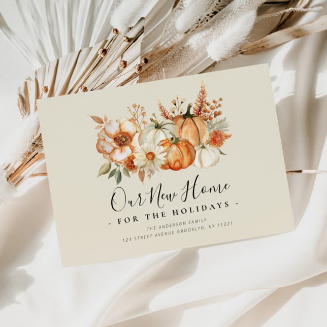 Unsere neue Zuhause Erntedank-Ankündigung Postkarte (Von Creator hochgeladen)