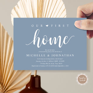 Unsere neuen Zuhause-, Party Einladungen- und Wohn Einladung