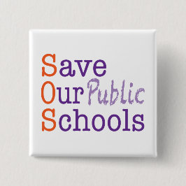 Unsere öffentlichen Schulen rett Button