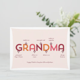 Unsere Oma ist... Grußkarte für den Muttertag Karte