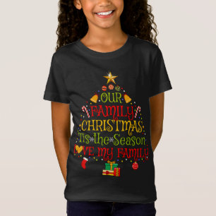 Unsere passende Weihnachtsfamilie LIEBE MEINE FAMI T-Shirt