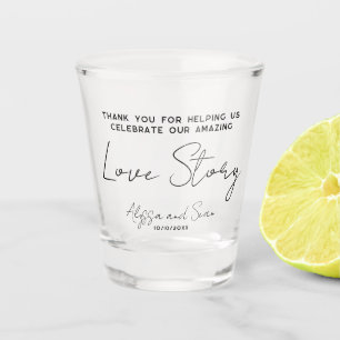 Unsere Phantastische Liebe Story Gastgeschenk Hoch Schnapsglas