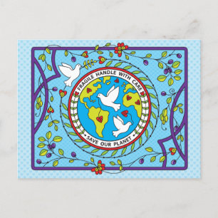 Unsere Planet_ Postkarte gerettet