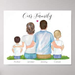 Unsere Produktfamilie Custom Print, Family Poster