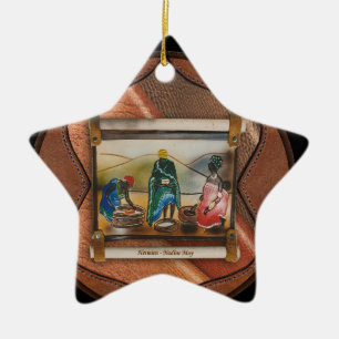 Unsere Regenbogennation Keramik Ornament