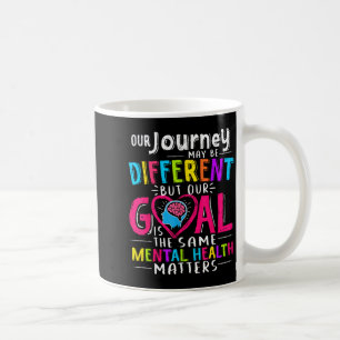 Unsere Reise Psychische Gesundheit Bewusstseinsmon Kaffeetasse