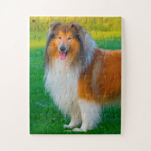 Unsere Rough Collie unser Haustier Puzzle