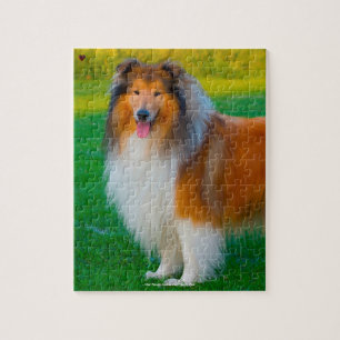 Unsere Rough Collie Unsere Familien-Pet Puzzle