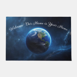 Unsere Saphire-Zuhause im Weltraum Fußmatte