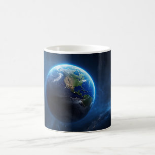 Unsere Saphire-Zuhause im Weltraum Kaffeetasse