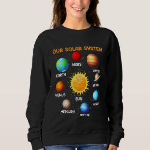 Unsere Sonnensystemphysik Astronomie Sweatshirt