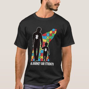Unsere Stärke Vater Sohn Autistische Kinder Autism T-Shirt