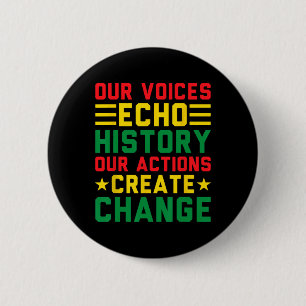 Unsere Stimmen hallen Geschichte Unsere Aktionen S Button