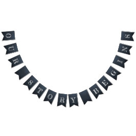 Unsere Story fängt die Chalkboard-Hochzeit an Wimpelkette