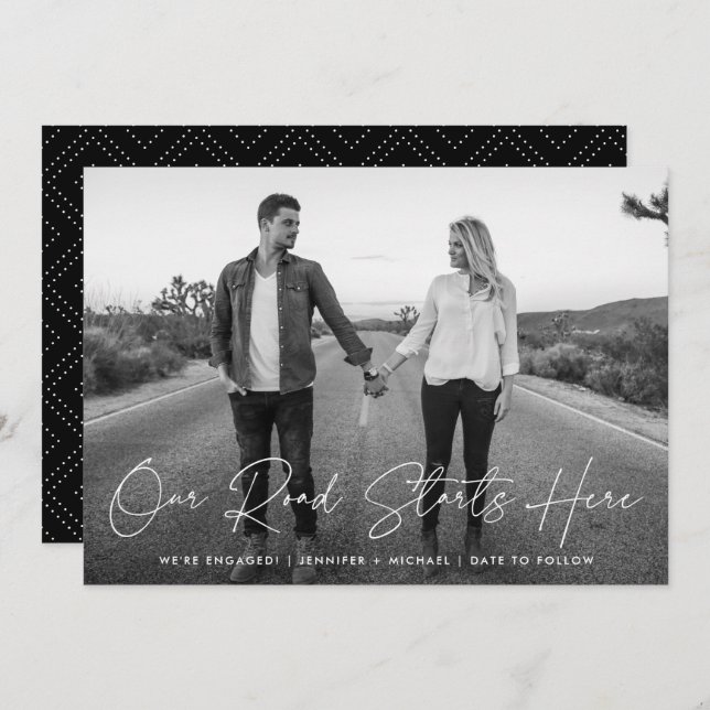 Unsere Straße beginnt hier Ankündigung von Foto Ve (Vorne/Hinten)