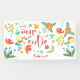 Unsere Süsse ist... Kindergeburtstag-Party mit Blu Banner