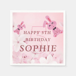 Unsere süße, sonnige Prinzessin wird 5! Birthday N Serviette