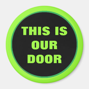 Unsere Türklemme rund um die Tür grün Magnet