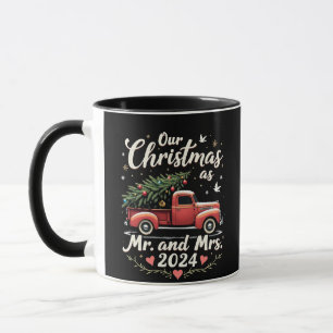 Unsere Weihnachten als Mr. und Mrs. 2024 Matching  Tasse