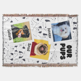Unsere Welpen Individuelle Hunde-3-Foto  Decke