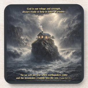 Unsere Zuflucht & Stärke Getränkeuntersetzer