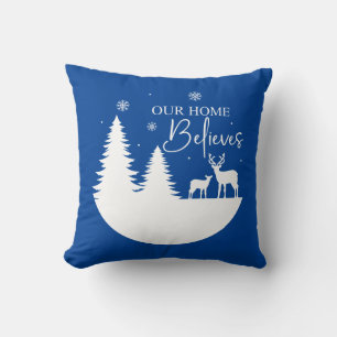 Unsere Zuhause glaubt an die Winterlandschaft Kissen