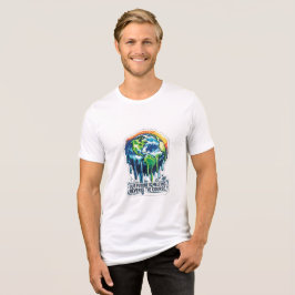 Unsere Zukunft schmilzt | Bewusstsein für die Glob Tri-Blend Shirt