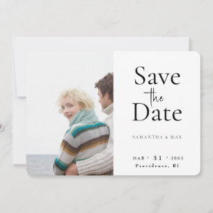 Unsere Zwei Hochzeitsfotos Save the Date