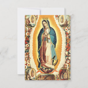 Unserer Lieben Frau von Guadalupe Heiliges Karten