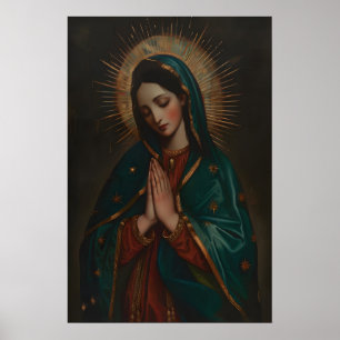 Unserer Lieben Frau von Guadalupe Kunstprint, Kath Poster