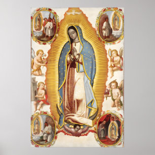 Unserer Lieben Frau von Guadalupe Poster Mexikanis