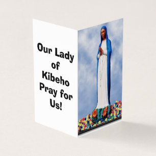 Unserer Lieben Frau von Kibeho Gebetskarte