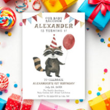 Unserer Waschbär 1. Geburtstag