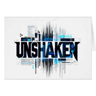 UNSHAKEN Cyberpunk-Tischschild