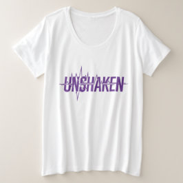 UNSHAKEN – Epilepsy Awareness Purple Day Design Große Größe T-Shirt