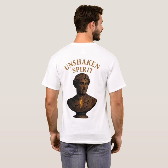 UNSHAKEN SPIRIT – Strength in the Cracks T-Shirt (Schwarz voll)
