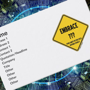 Unsicherheit für Ihr Wohlbefinden in diesem Bereic Visitenkarte