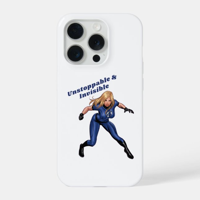 Unsichtbare Frau iPhone Hülle (Rückseite)