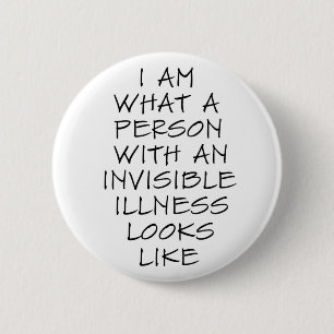 Unsichtbare Krankheit Button