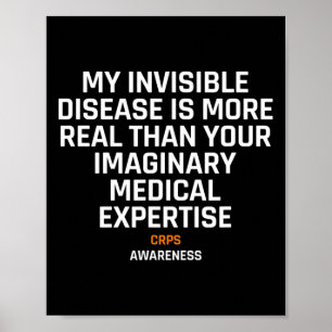 Unsichtbare Krankheiten Rsd Crps Bewusstsein 1 Poster
